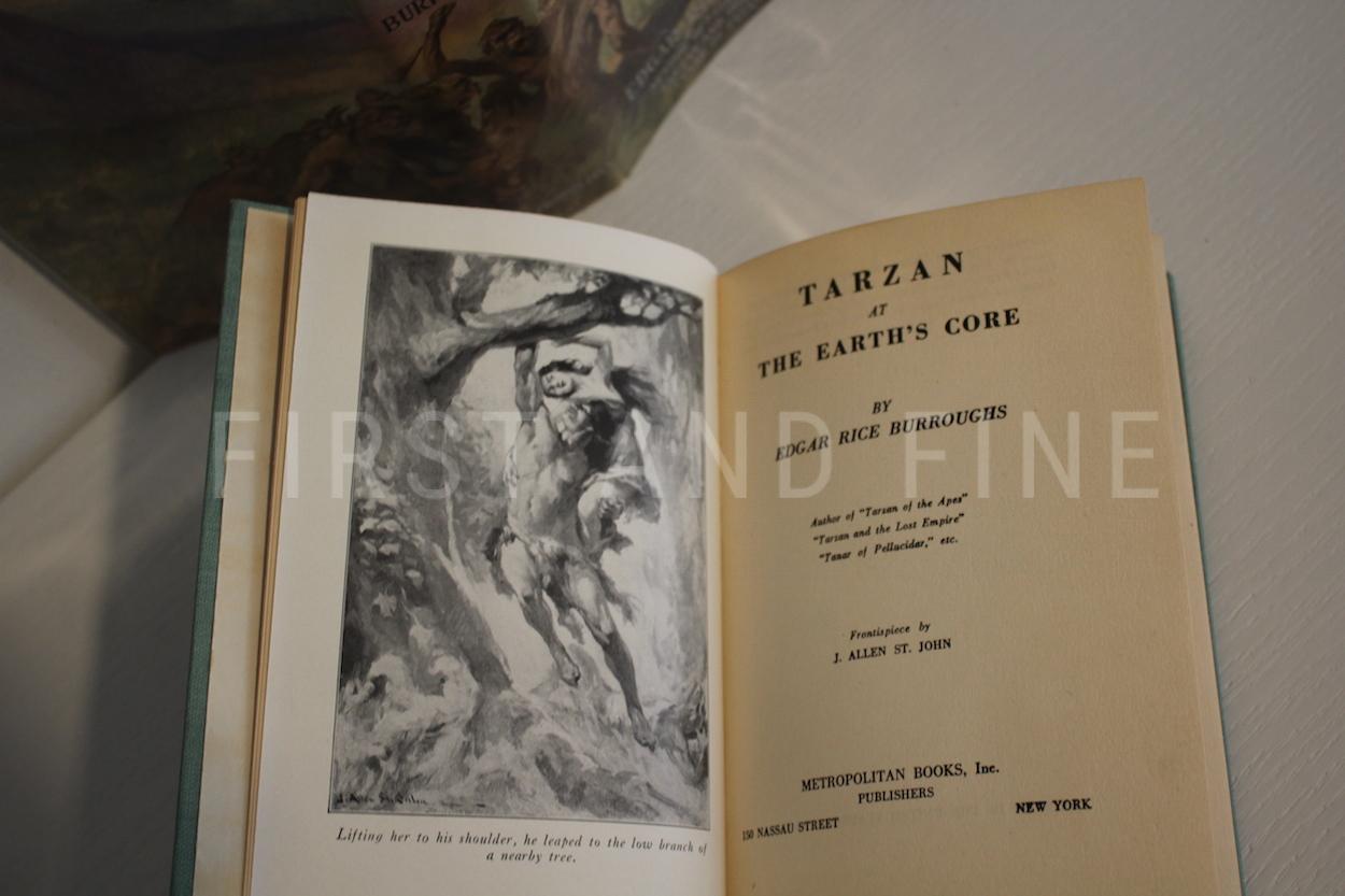 Burroughs, Edgar Rice (1930) 'Tarzan at the Earth's Core', US signed and inscribed first edition, family association copy - Image 10