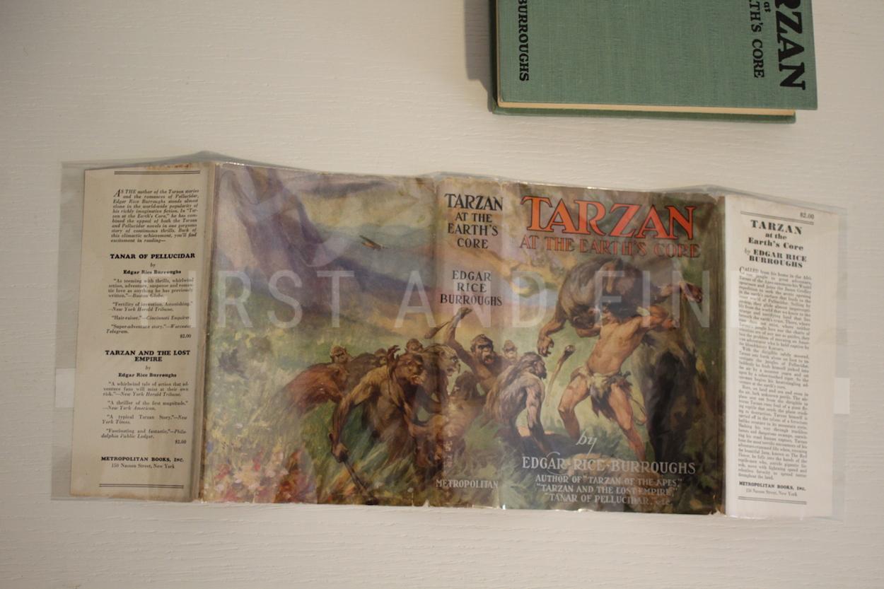 Burroughs, Edgar Rice (1930) 'Tarzan at the Earth's Core', US signed and inscribed first edition, family association copy - Image 11