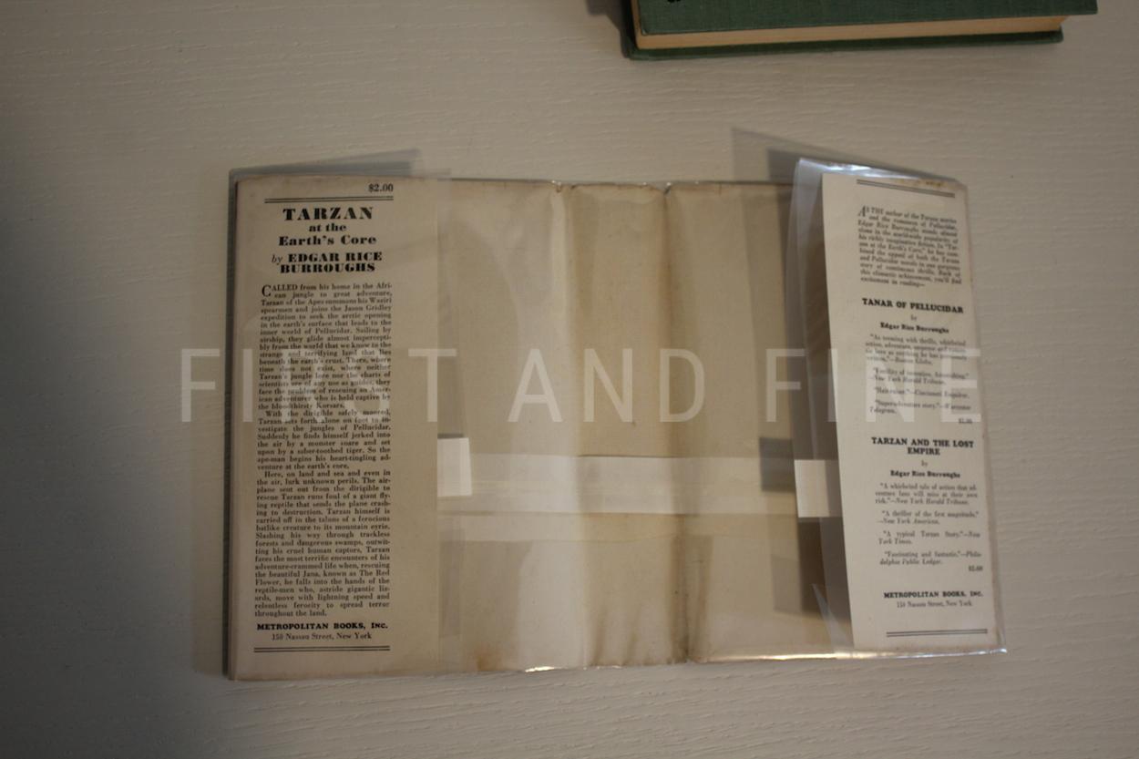 Burroughs, Edgar Rice (1930) 'Tarzan at the Earth's Core', US signed and inscribed first edition, family association copy - Image 12
