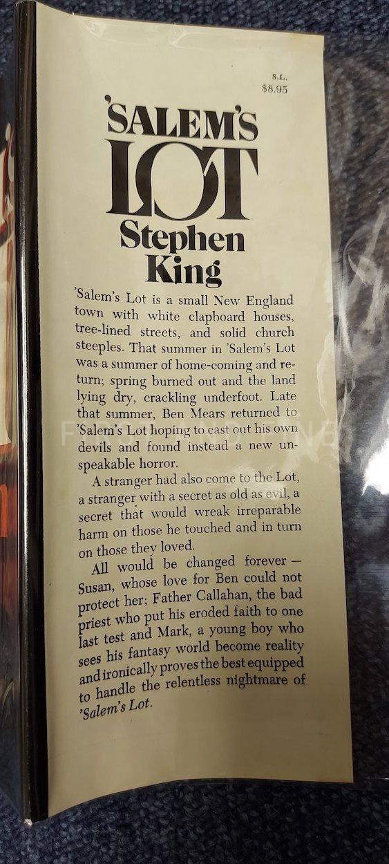 King, Stephen (1975) 'Salem's Lot', US signed and inscribed early print published by Doubleday - Image 12
