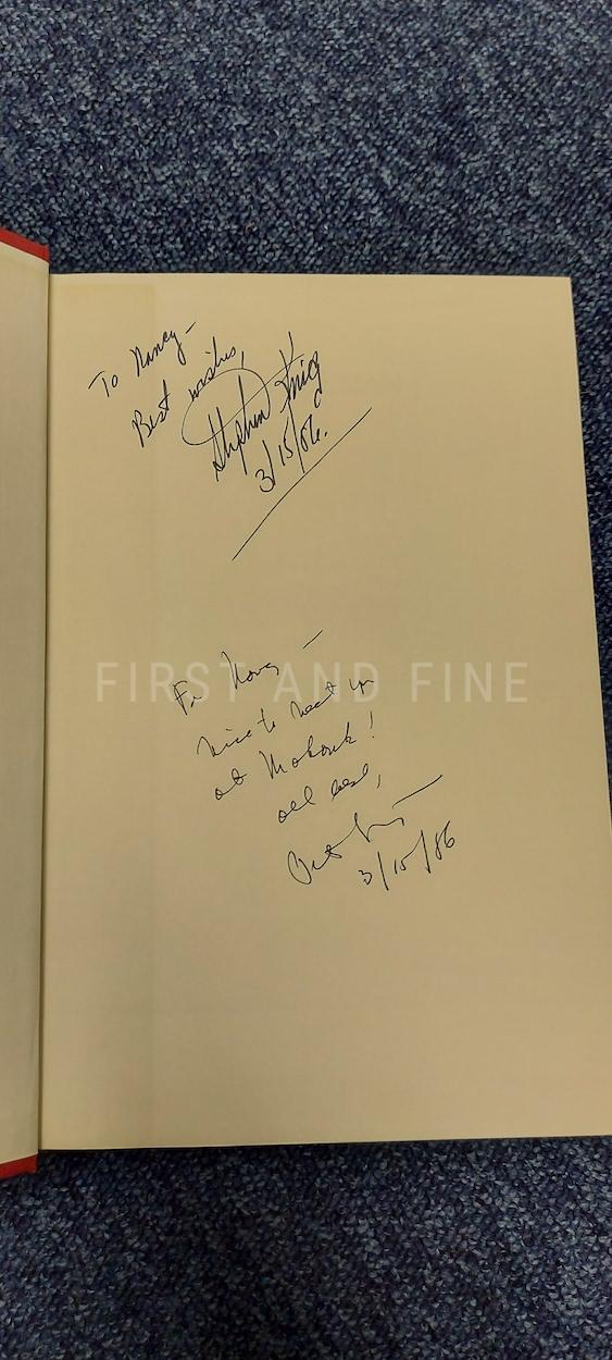 King, Stephen; and Straub, Peter (1984) 'The Talisman', US double signed and inscribed first edition - Image 2
