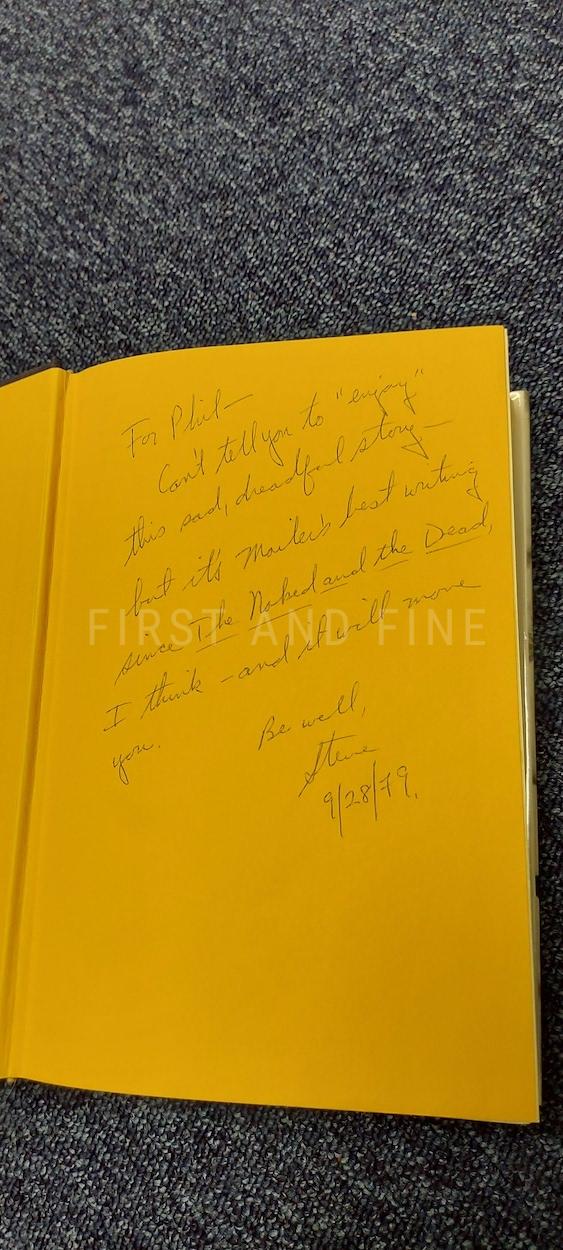 Mailer, Norman (1979) 'The Executioner's Song', US first edition, signed and inscribed by Stephen King - Image 2