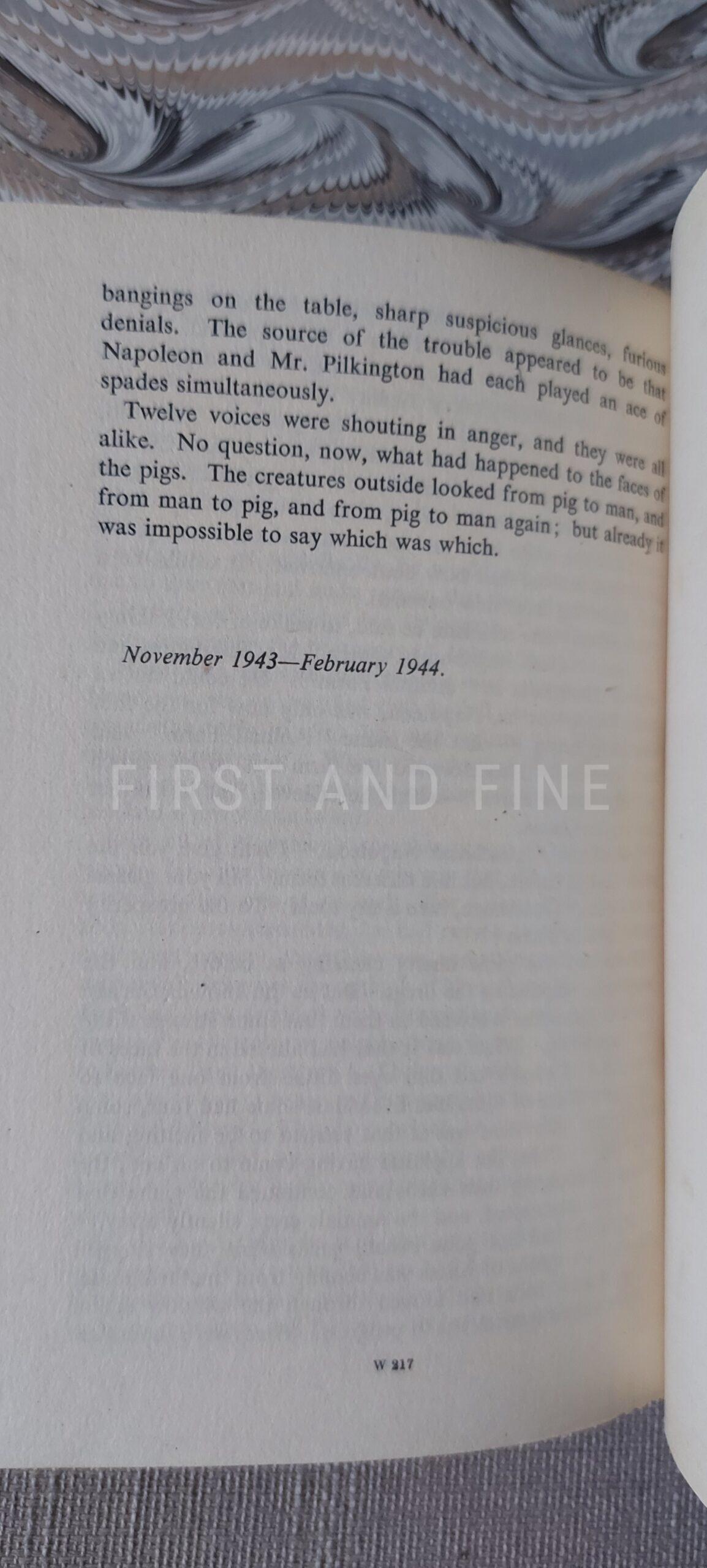 Orwell, George (1945) 'Animal Farm', UK first edition - rebound in quarter vellum - Image 11