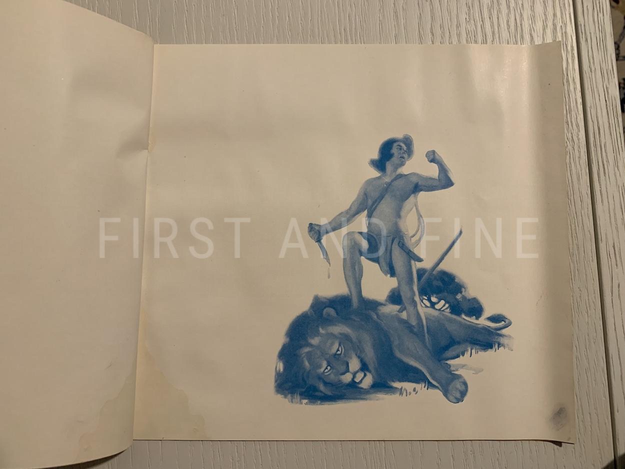 Burroughs, Edgar Rice (1932) 'Tarzan Triumphant', US signed and inscribed first edition family association copy, plus dust jacket proofs - Image 13