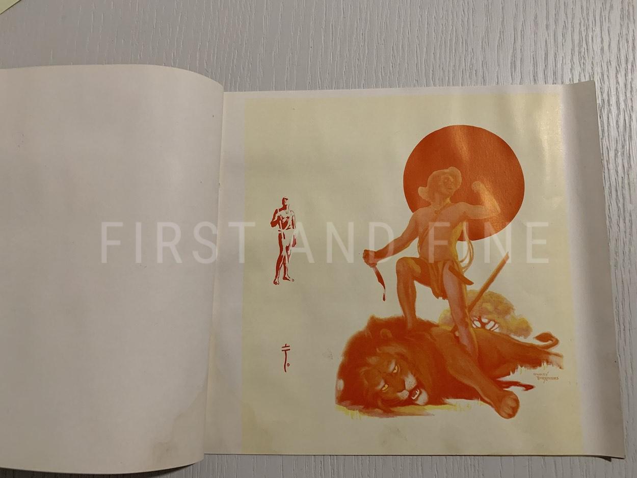 Burroughs, Edgar Rice (1932) 'Tarzan Triumphant', US signed and inscribed first edition family association copy, plus dust jacket proofs - Image 14