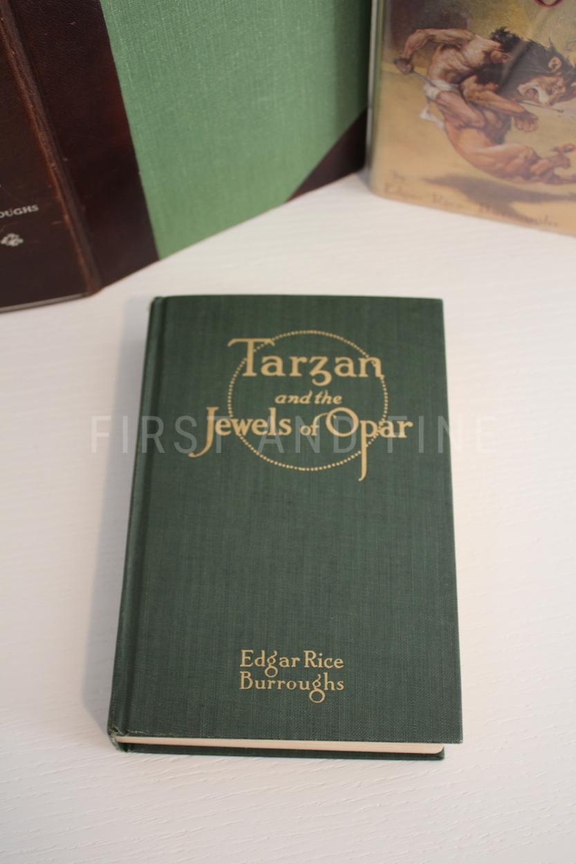 Burroughs, Edgar Rice (1918) 'Tarzan and the Jewels of Opar', US first edition with signed contract between the publisher and Burroughs - Image 3