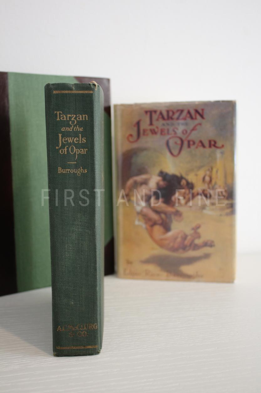 Burroughs, Edgar Rice (1918) 'Tarzan and the Jewels of Opar', US first edition with signed contract between the publisher and Burroughs - Image 6