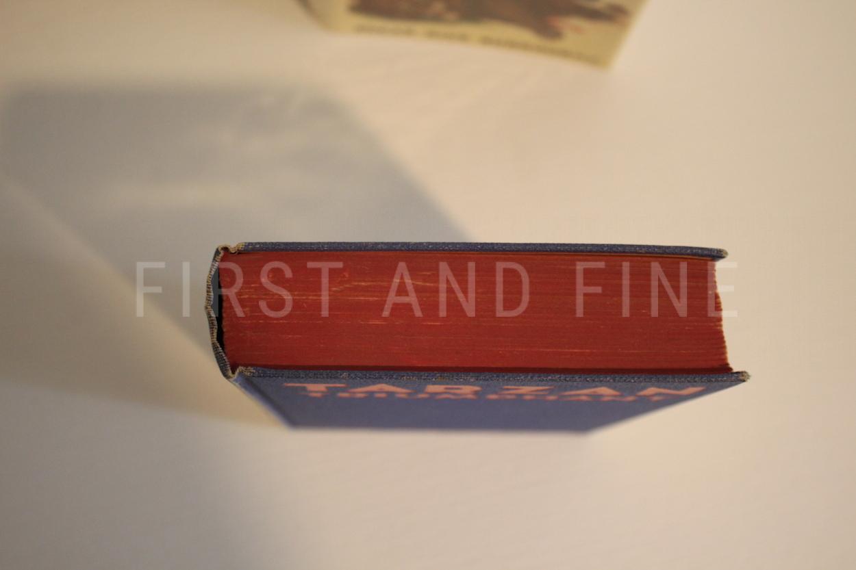 Burroughs, Edgar Rice (1932) 'Tarzan Triumphant', US signed and inscribed first edition family association copy, plus dust jacket proofs - Image 9