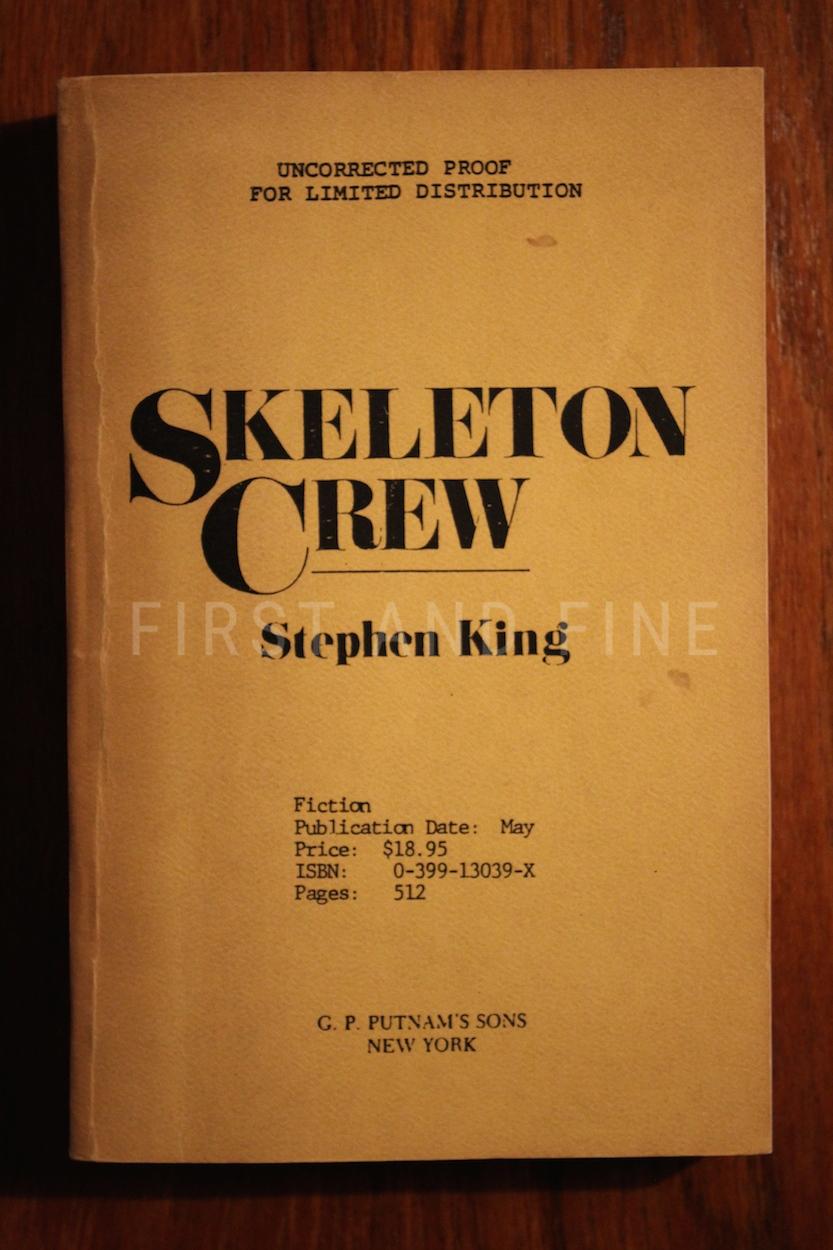 King, Stephen (1985) 'Skeleton Crew', US signed first edition with the uncorrected proof, plus a warmly inscribed Christmas card to his editor Bill Thompson - Image 14