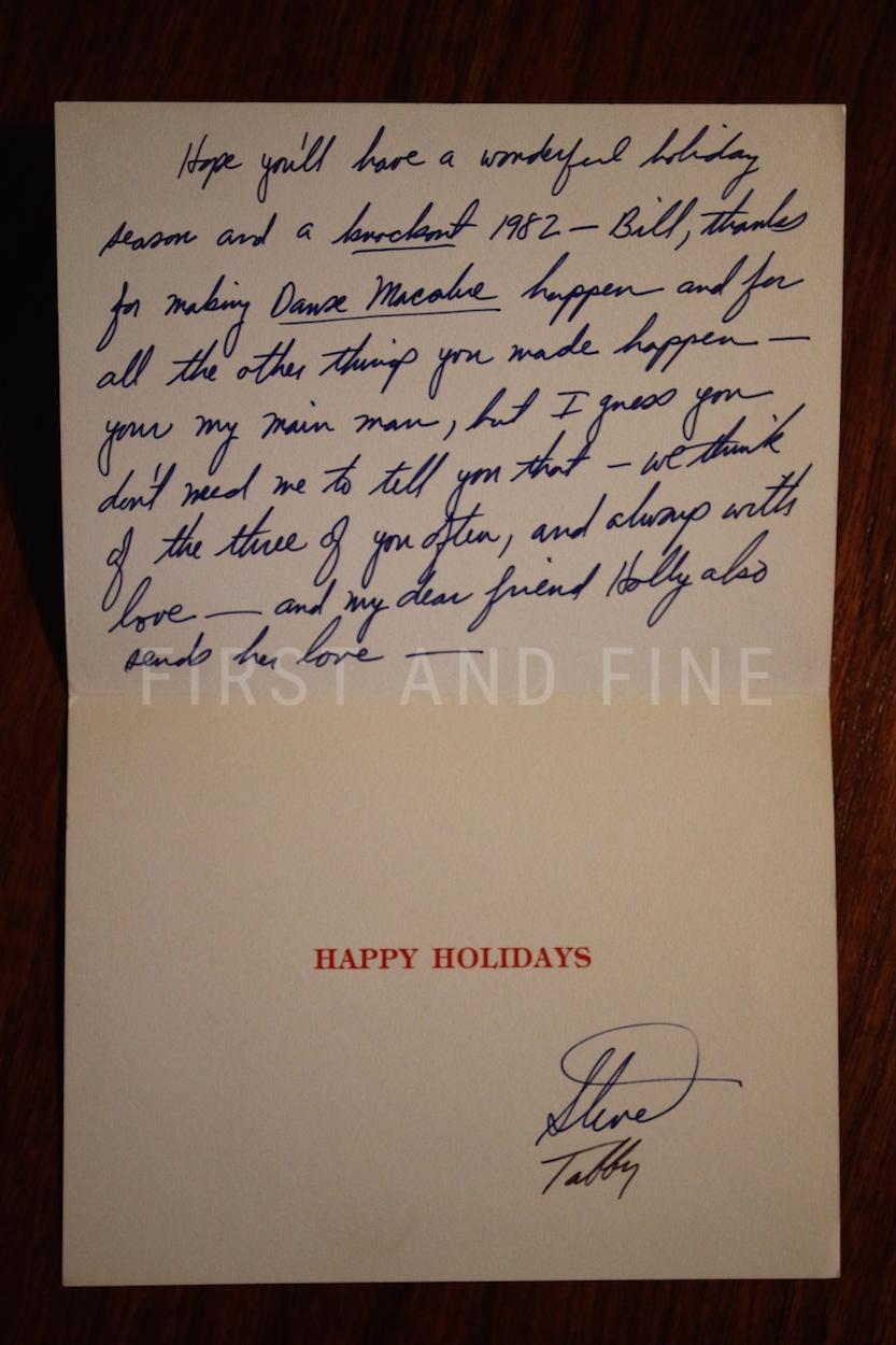 King, Stephen (1985) 'Skeleton Crew', US signed first edition with the uncorrected proof, plus a warmly inscribed Christmas card to his editor Bill Thompson - Image 23