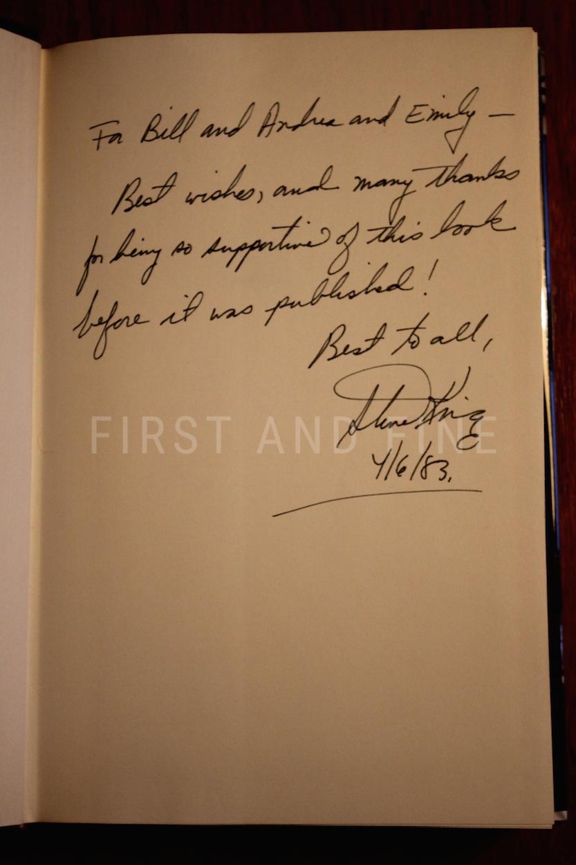 King, Stephen (1983) 'Christine', US signed and beautifully inscribed association copy to his editor at Doubleday Bill Thompson. Together with a copy of the 'Christine' manuscript - Image 2