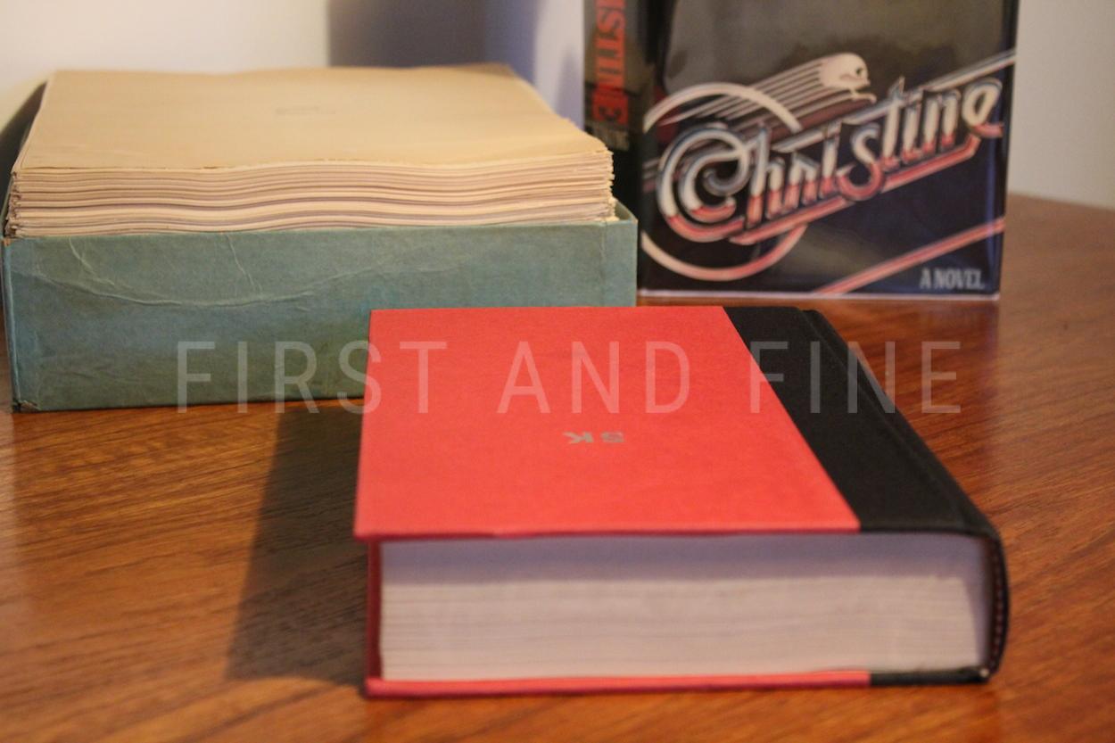 King, Stephen (1983) 'Christine', US signed and beautifully inscribed association copy to his editor at Doubleday Bill Thompson. Together with a copy of the 'Christine' manuscript - Image 8