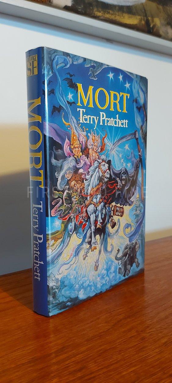 Pratchett (1987) 'Mort', UK signed and inscribed first edition