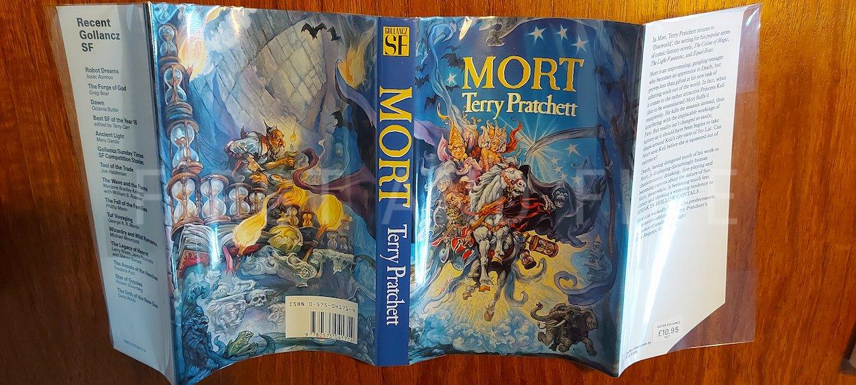 Pratchett (1987) 'Mort', UK signed and inscribed first edition - Image 9