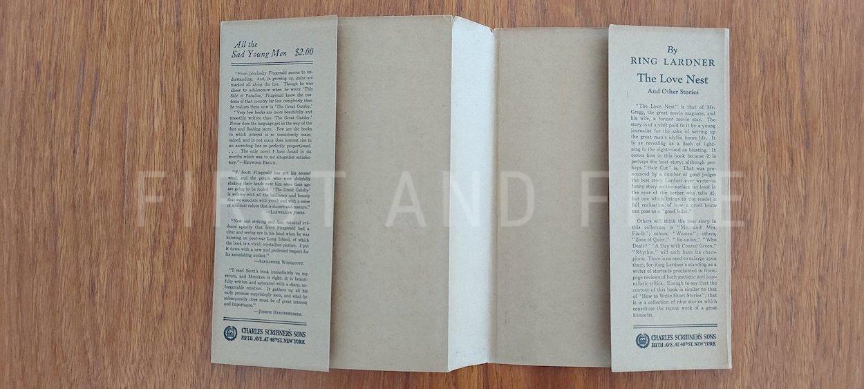 Fitzgerald, Scott F. (1926) 'All the Sad Young Men', US signed and inscribed first edition - deposit payment only - Image 11