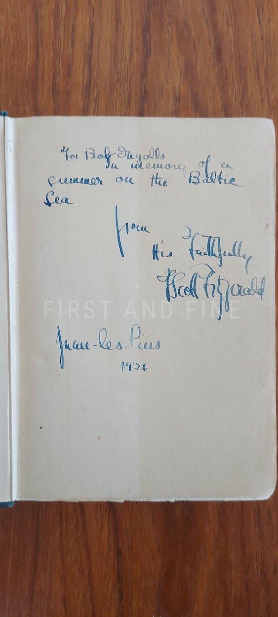 Fitzgerald, Scott F. (1926) 'All the Sad Young Men', US signed and inscribed first edition - deposit payment only - Image 2