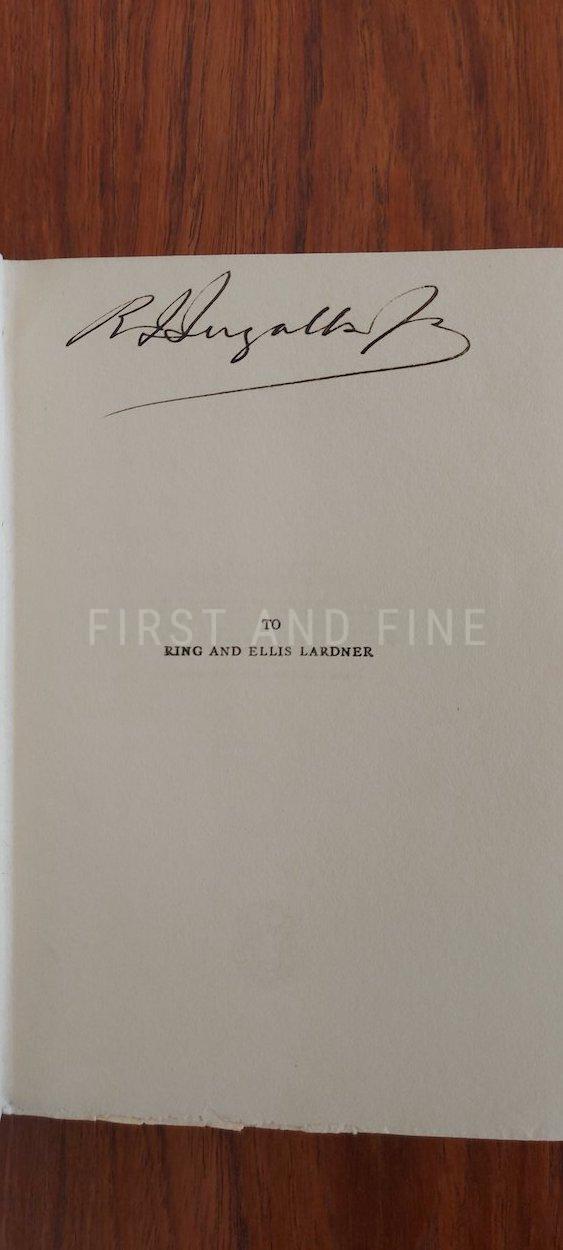 Fitzgerald, Scott F. (1926) 'All the Sad Young Men', US signed and inscribed first edition - deposit payment only - Image 4