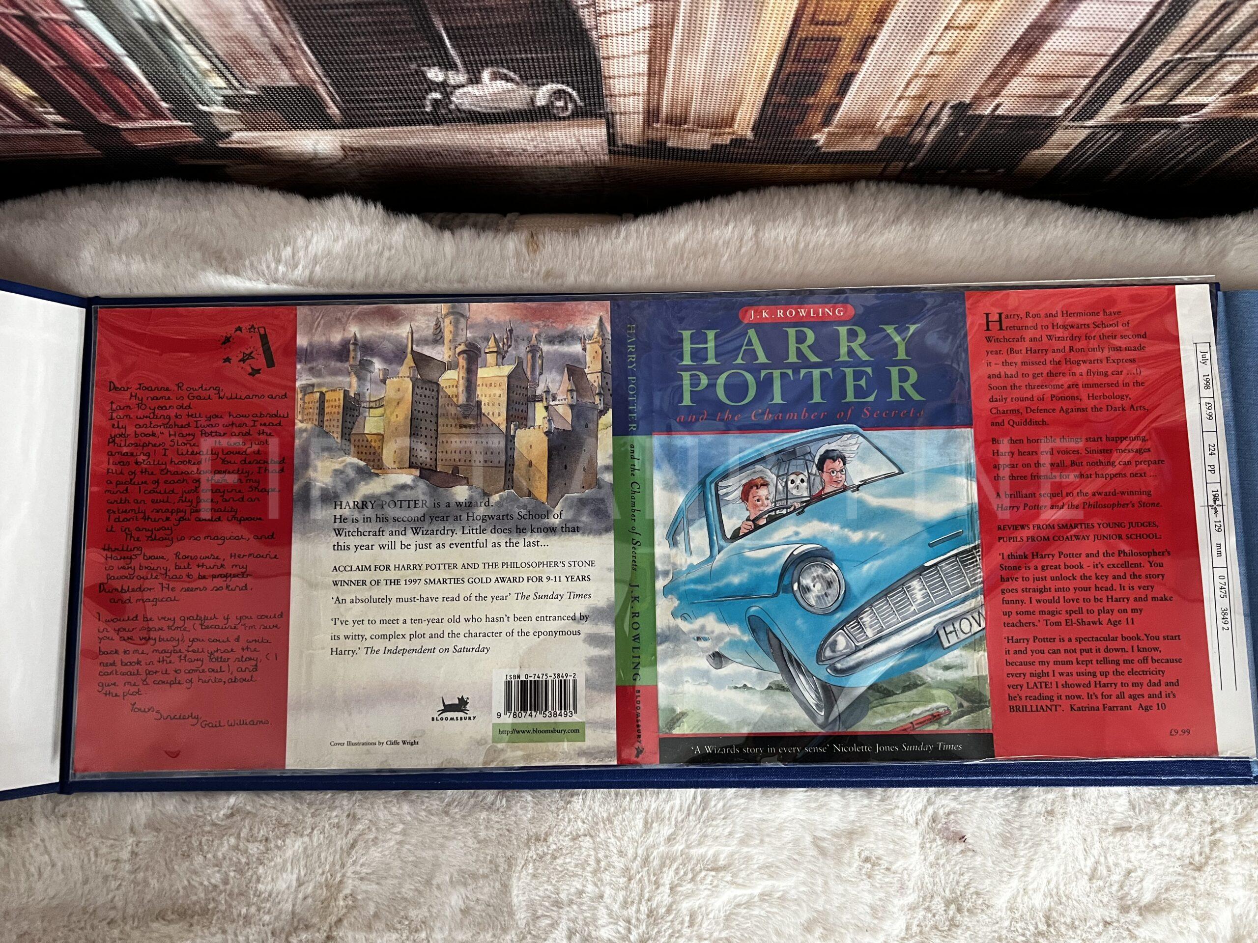 Rowling, J.K. (1998) 'Harry Potter and the Chamber of Secrets', UK uncorrected proof with the proof dust jacket - Image 17