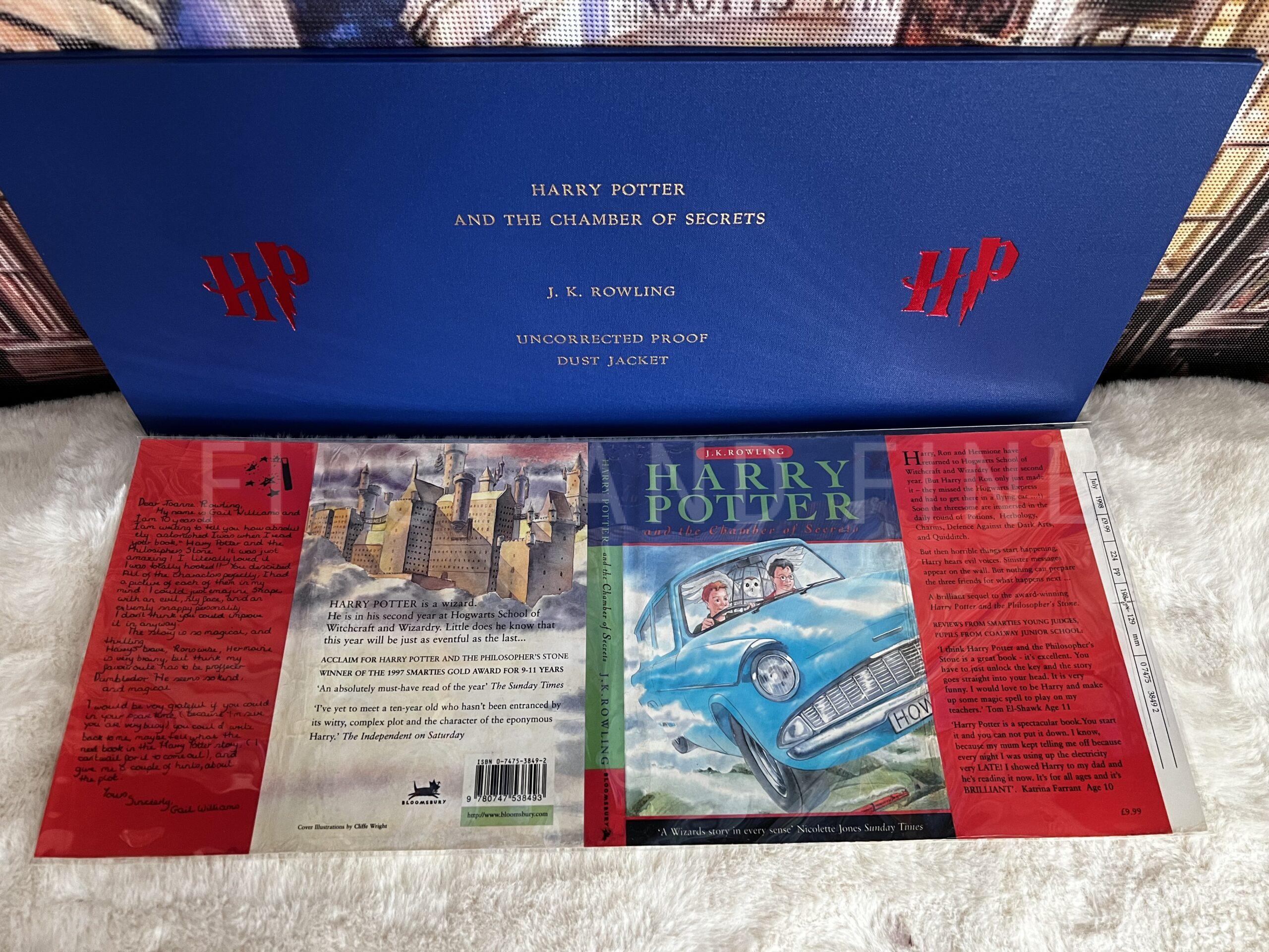 Rowling, J.K. (1998) 'Harry Potter and the Chamber of Secrets', UK uncorrected proof with the proof dust jacket - Image 4
