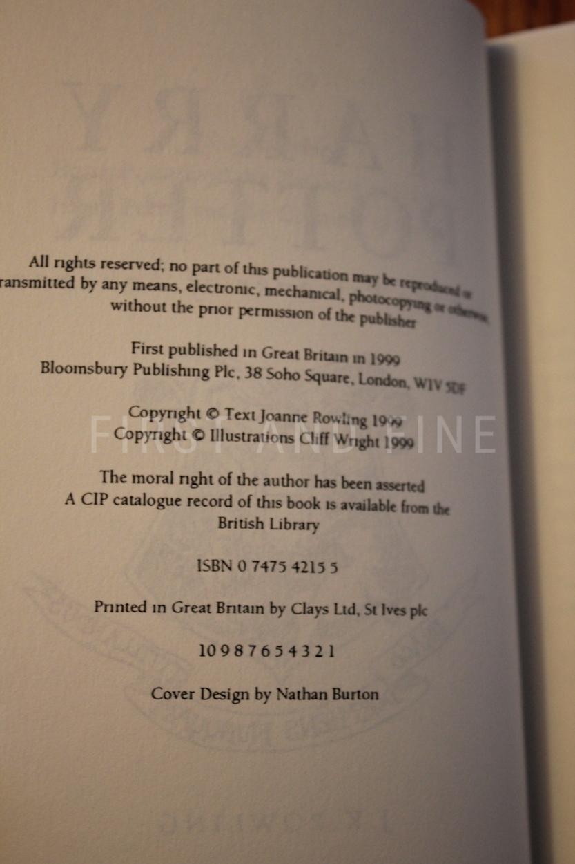 Rowling, J.K. (1999) 'Harry Potter and the Prisoner of Azkaban', UK uncorrected proof in green wraps - Image 4