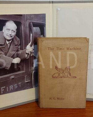 Wells, H.G. (1895) 'The Time Machine', UK first edition later issue with handwritten and signed letter