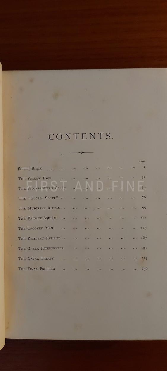 Doyle, Arthur Conan (1892, 1894) ‘The Adventures of Sherlock Holmes’ & ‘The Memoirs of Sherlock Holmes’, UK first editions with an original handwritten and signed letter - Image 19