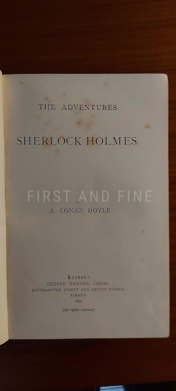 Doyle, Arthur Conan (1892, 1894) ‘The Adventures of Sherlock Holmes’ & ‘The Memoirs of Sherlock Holmes’, UK first editions with an original handwritten and signed letter - Image 10