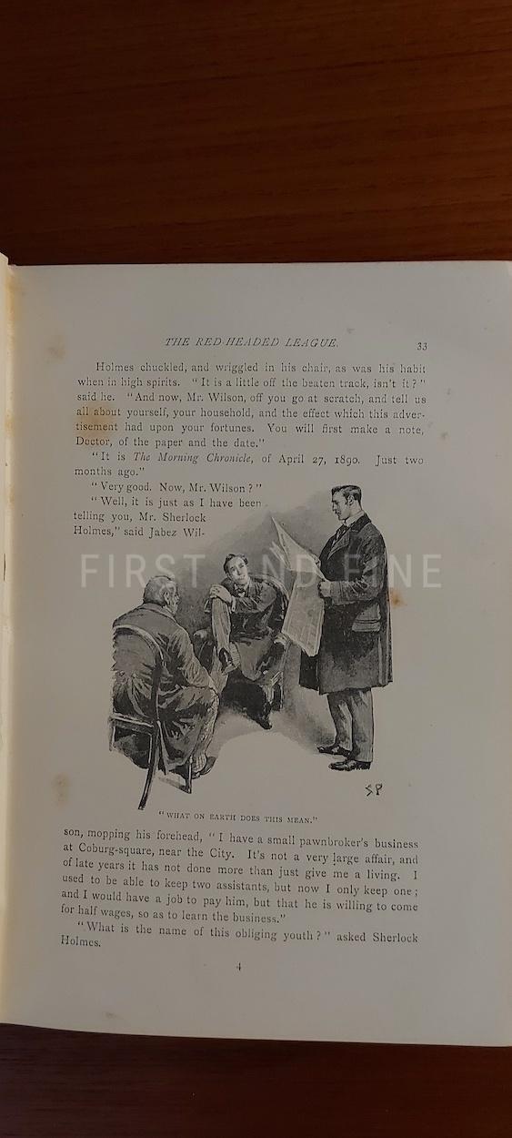 Doyle, Arthur Conan (1892, 1894) ‘The Adventures of Sherlock Holmes’ & ‘The Memoirs of Sherlock Holmes’, UK first editions with an original handwritten and signed letter - Image 12
