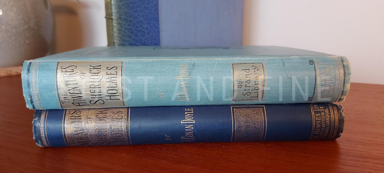Doyle, Arthur Conan (1892, 1894) ‘The Adventures of Sherlock Holmes’ & ‘The Memoirs of Sherlock Holmes’, UK first editions with an original handwritten and signed letter - Image 5