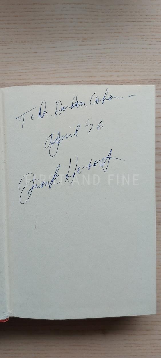 Herbert, Frank (1976) 'Children of Dune', US signed and inscribed first edition - Image 2