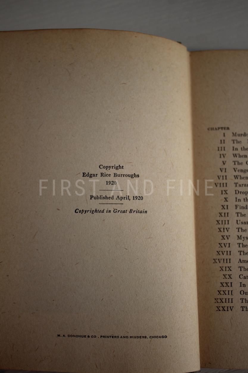 Burroughs, Edgar Rice (1920) 'Tarzan the Untamed', US signed and inscribed first edition association copy - Image 3
