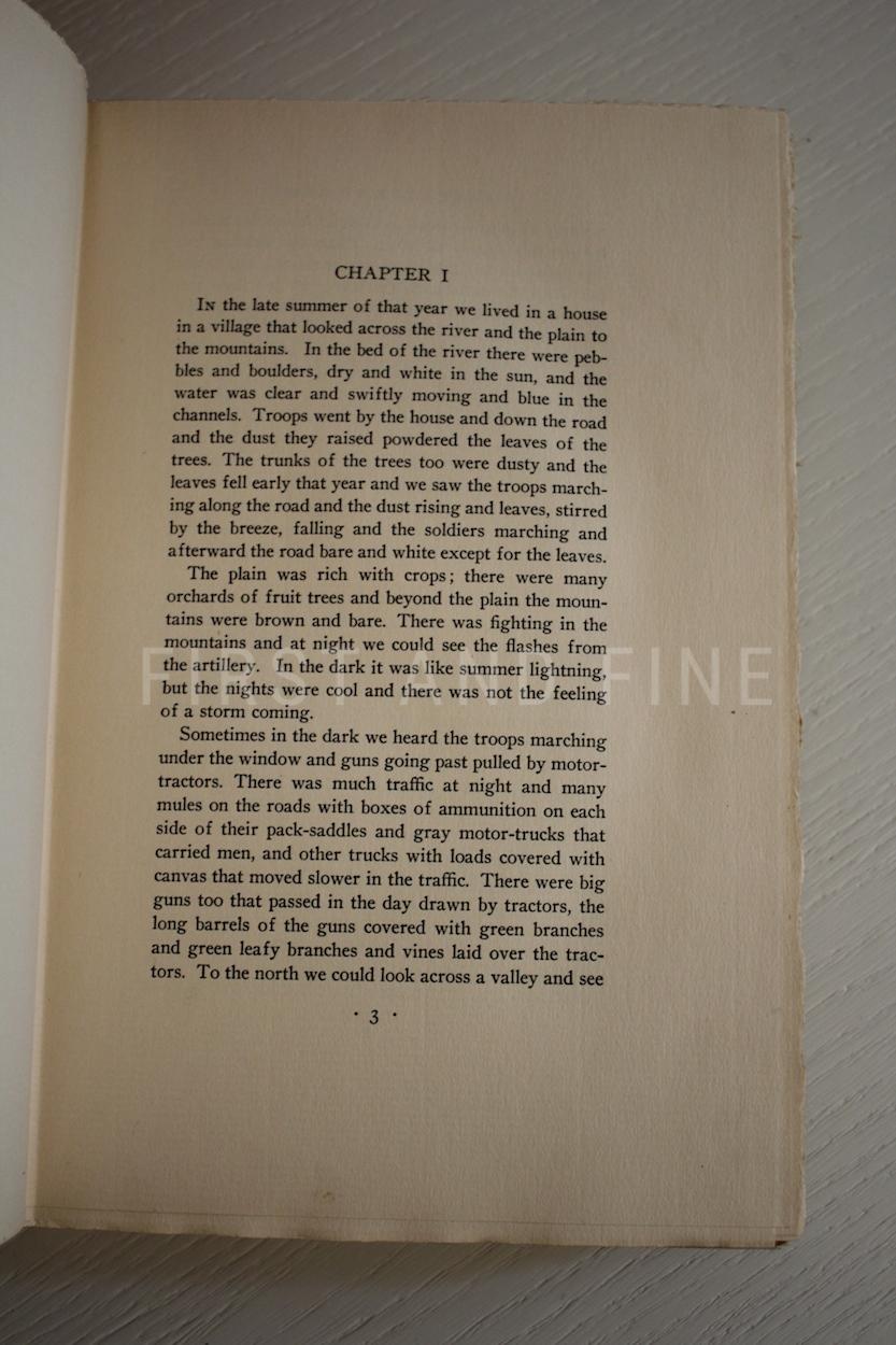 Hemingway, Ernest (1929) 'A Farewell to Arms', US signed limited edition - Image 9