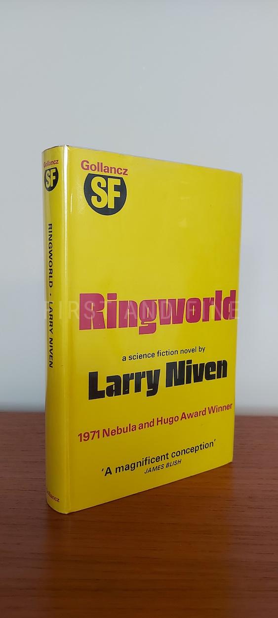 Niven, Larry (1972) 'Ringworld', UK signed and inscribed first edition