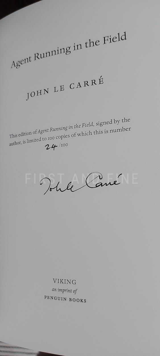le Carré, John (2019) 'Agent Running in the Field', UK signed limited edition with a signed first edition - Image 2
