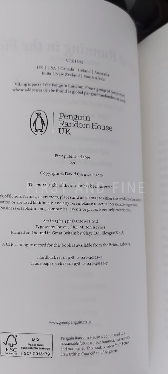 le Carré, John (2019) 'Agent Running in the Field', UK signed limited edition with a signed first edition - Image 4