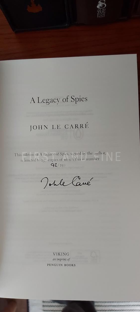 le Carré, John (1995-2017) small collection of UK signed first editions and a signed limited edition - Image 6