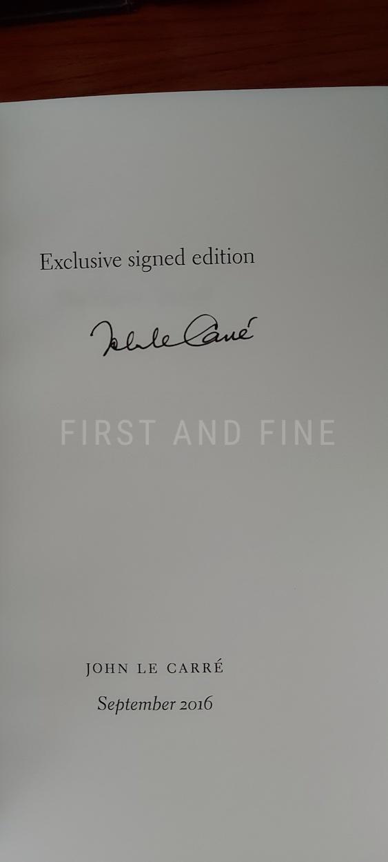 le Carré, John (1995-2017) small collection of UK signed first editions and a signed limited edition - Image 7