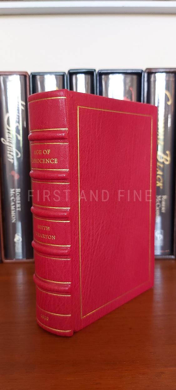 Wharton, Edith (1920) 'The Age of Innocence', US first edition, beautifull rebound in full leather