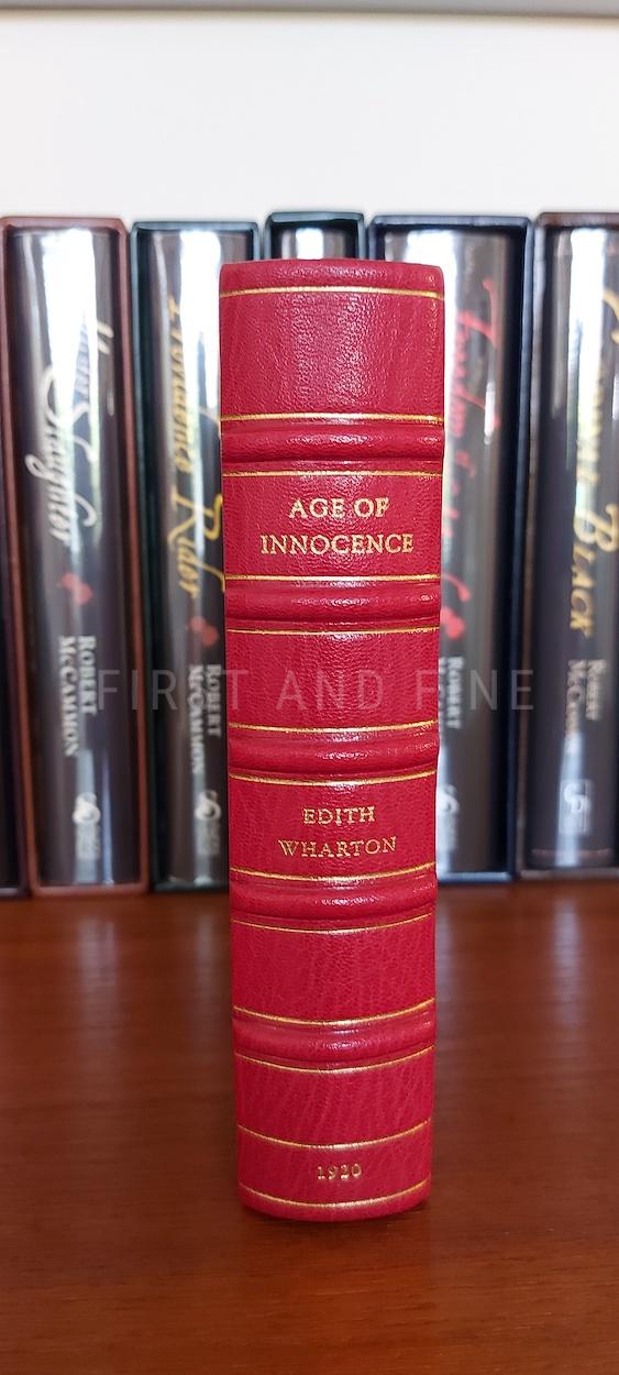 Wharton, Edith (1920) 'The Age of Innocence', US first edition, beautifull rebound in full leather - Image 4