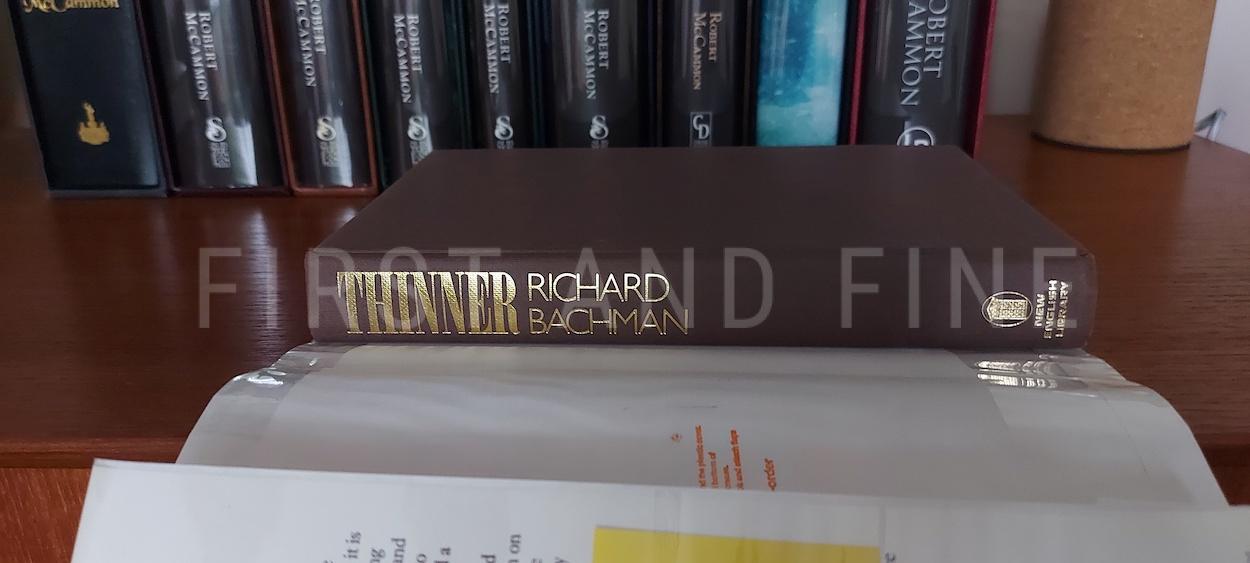 King, Stephen as Bachman, Richard (1985) 'Thinner', UK first edition with the original belly band - Image 3