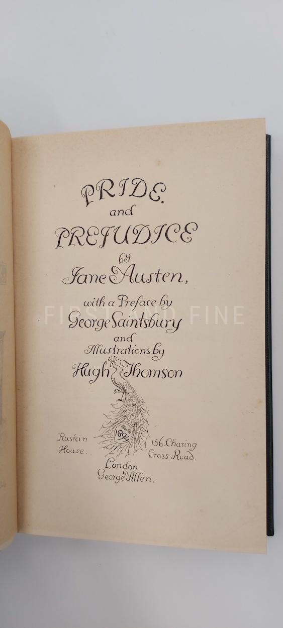 Austen, Jane (1894) 'Pride and Prejudice', UK Peacock edition beautifully rebound full leather - Image 10