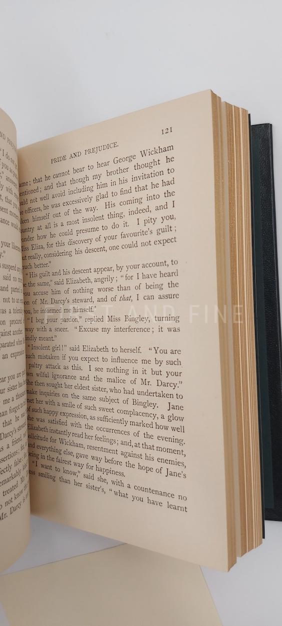 Austen, Jane (1894) 'Pride and Prejudice', UK Peacock edition beautifully rebound full leather - Image 14