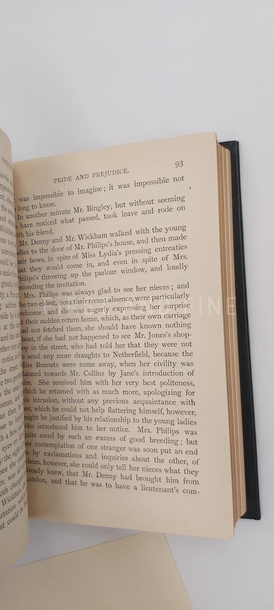 Austen, Jane (1894) 'Pride and Prejudice', UK Peacock edition beautifully rebound full leather - Image 15