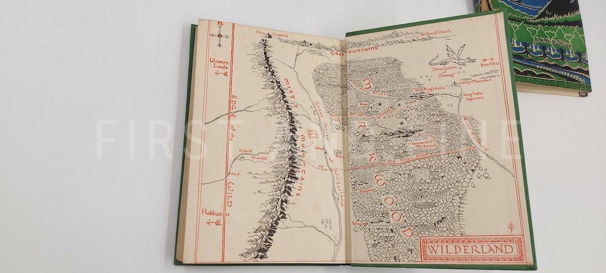 Tolkien, J.R.R. (1946) 'The Hobbit', UK first edition, fourth impression in the original dust jacket - Image 11
