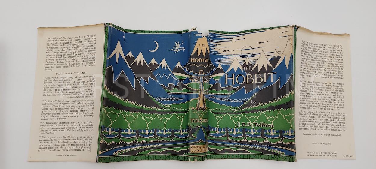 Tolkien, J.R.R. (1946) 'The Hobbit', UK first edition, fourth impression in the original dust jacket - Image 13