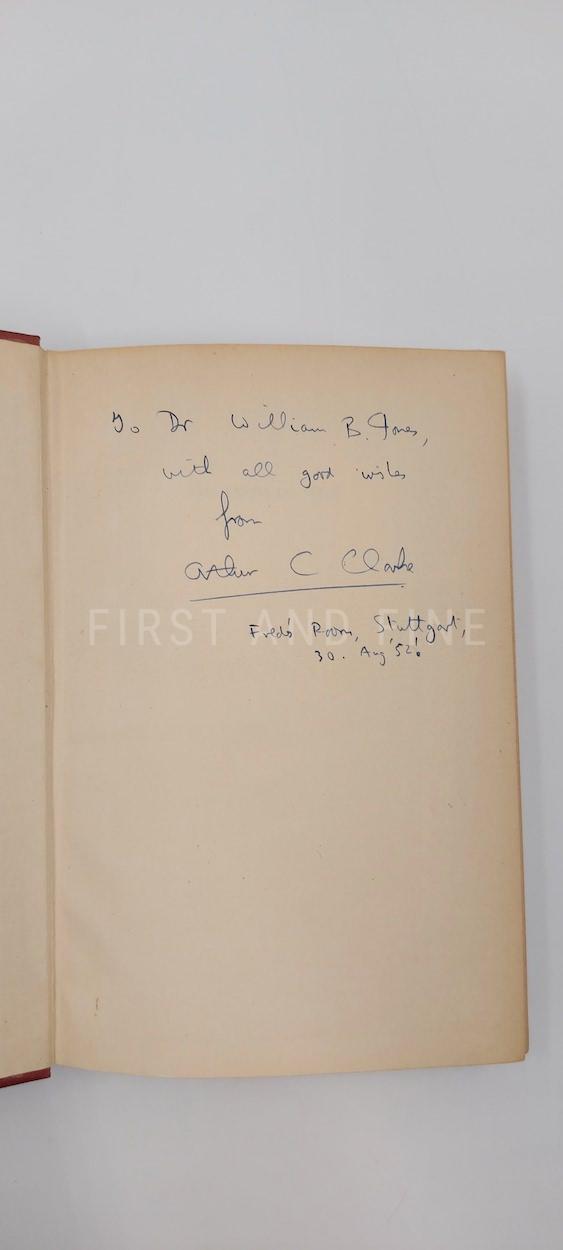 Clarke, Arthur C. (1951) 'The Sands of Mars', UK signed and inscribed first edition - Image 2