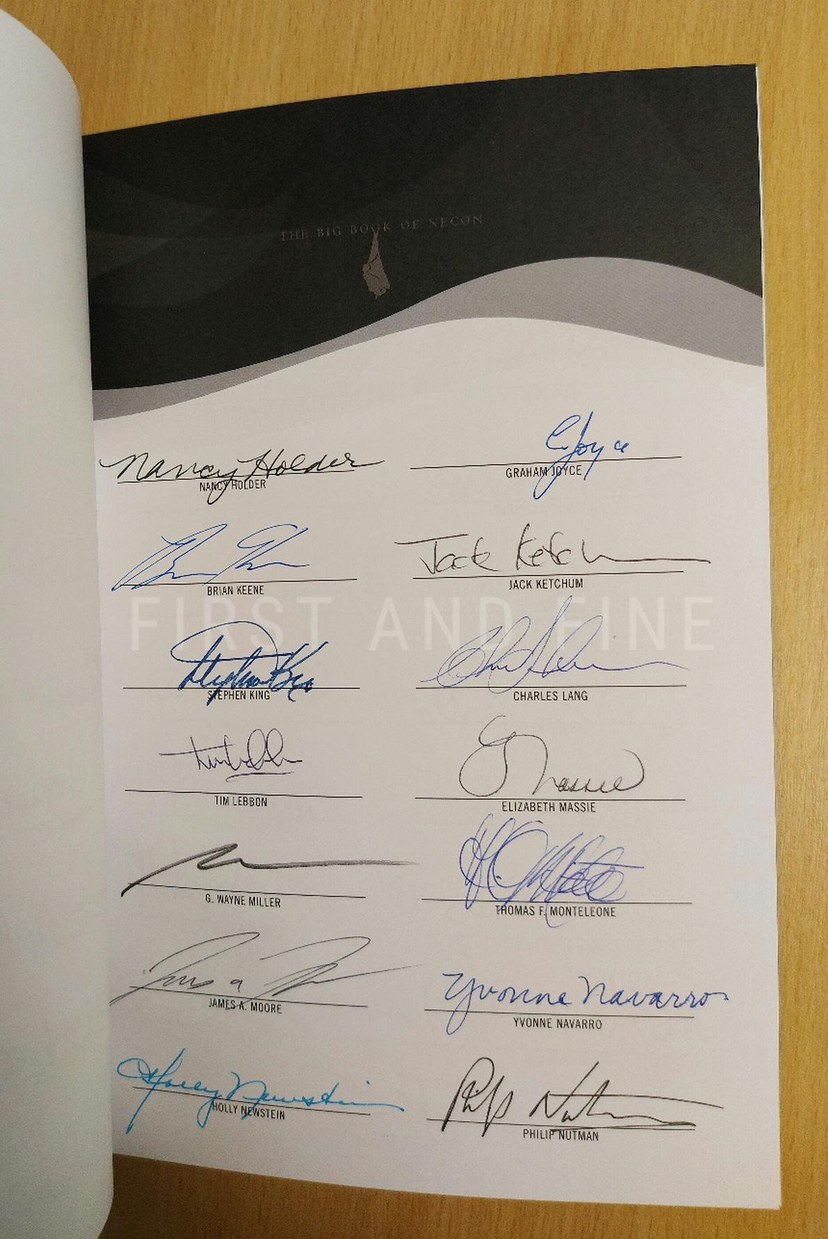 Booth, Bob (2011) 'The Big Book of Necon', US signed limited edition, signed by Stephen King - Image 3