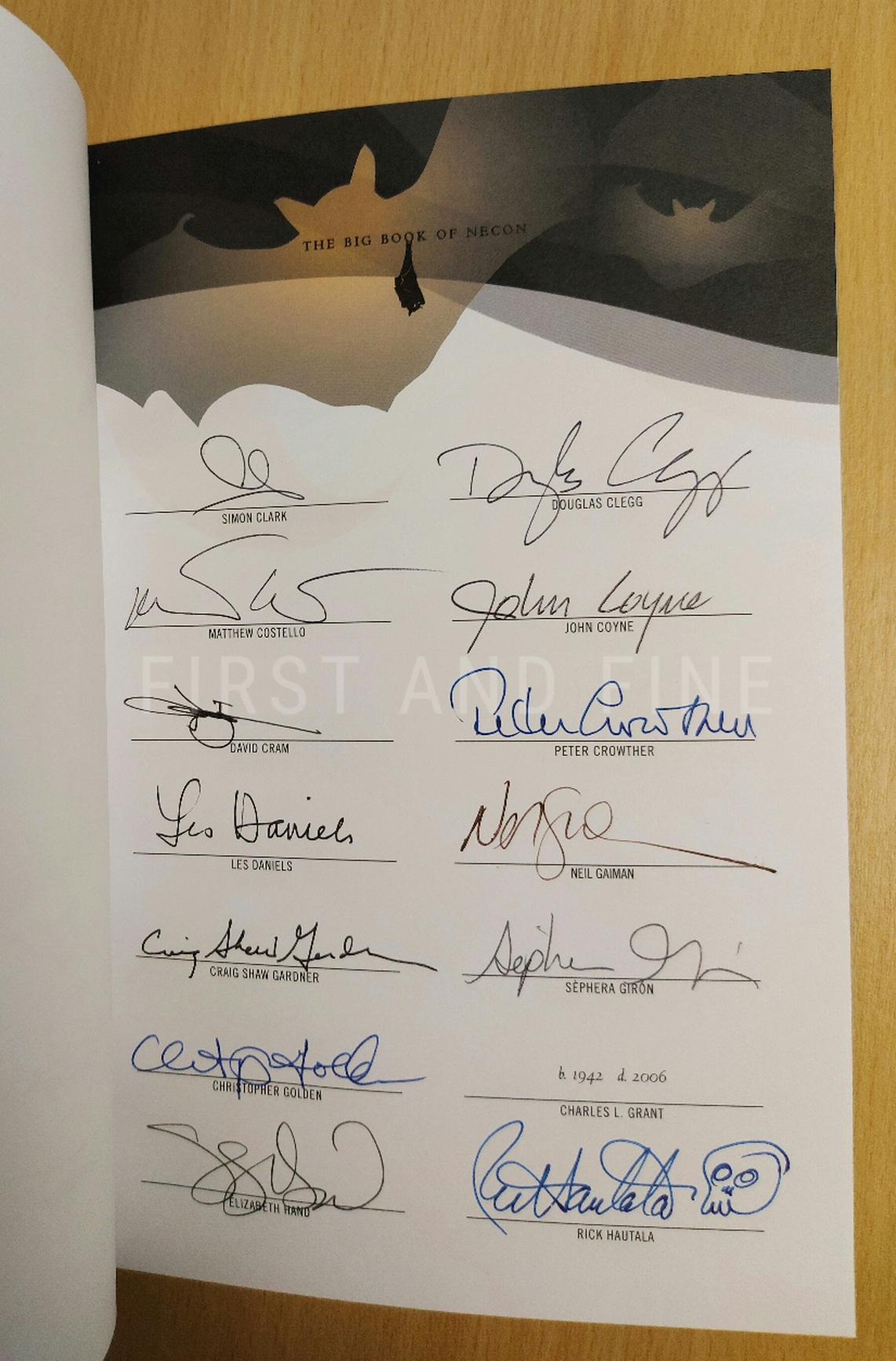 Booth, Bob (2011) 'The Big Book of Necon', US signed limited edition, signed by Stephen King - Image 4