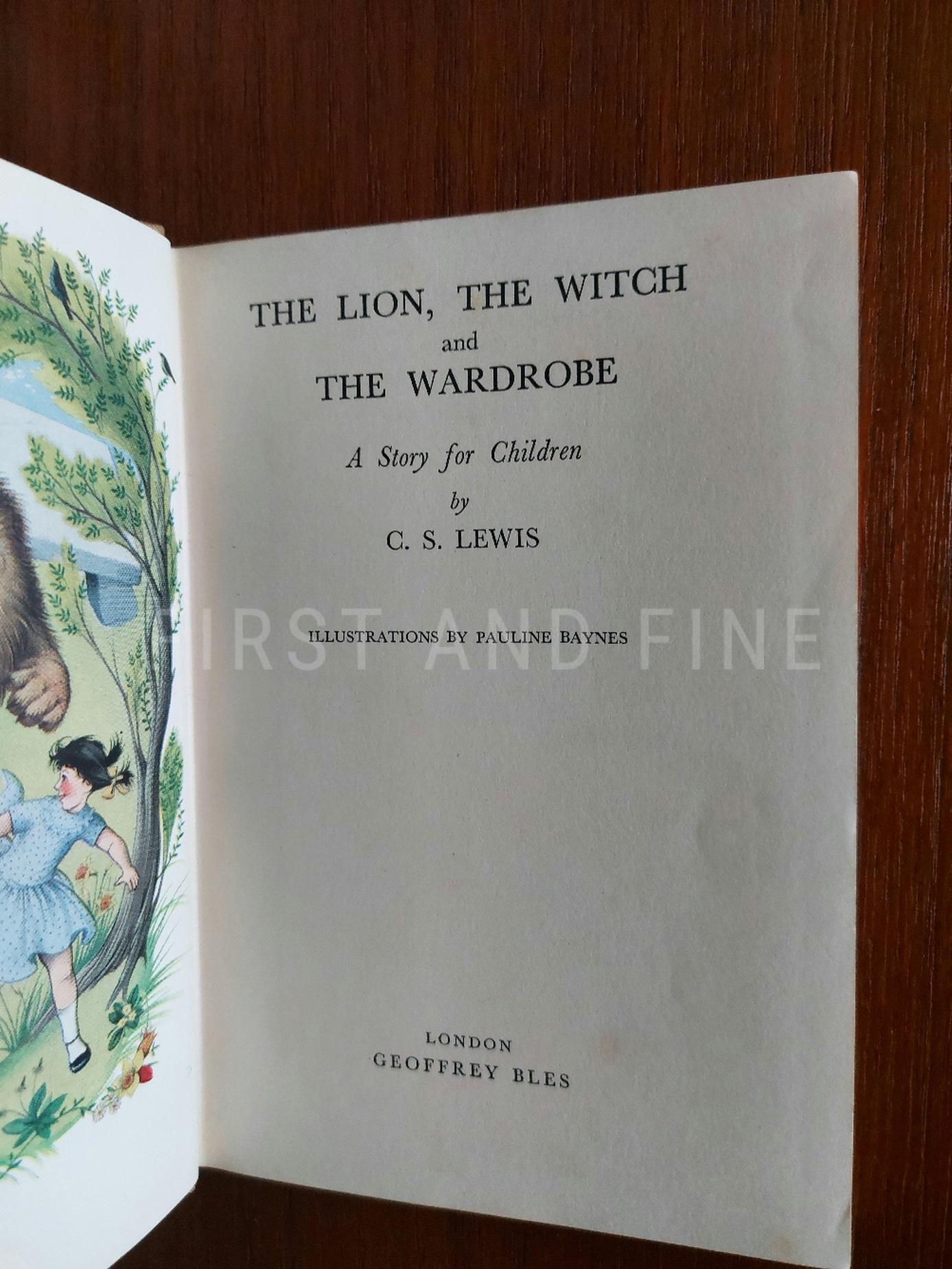 Lewis, C.S. (1950) 'The Lion, the Witch and the Wardrobe', UK first edition - Image 3