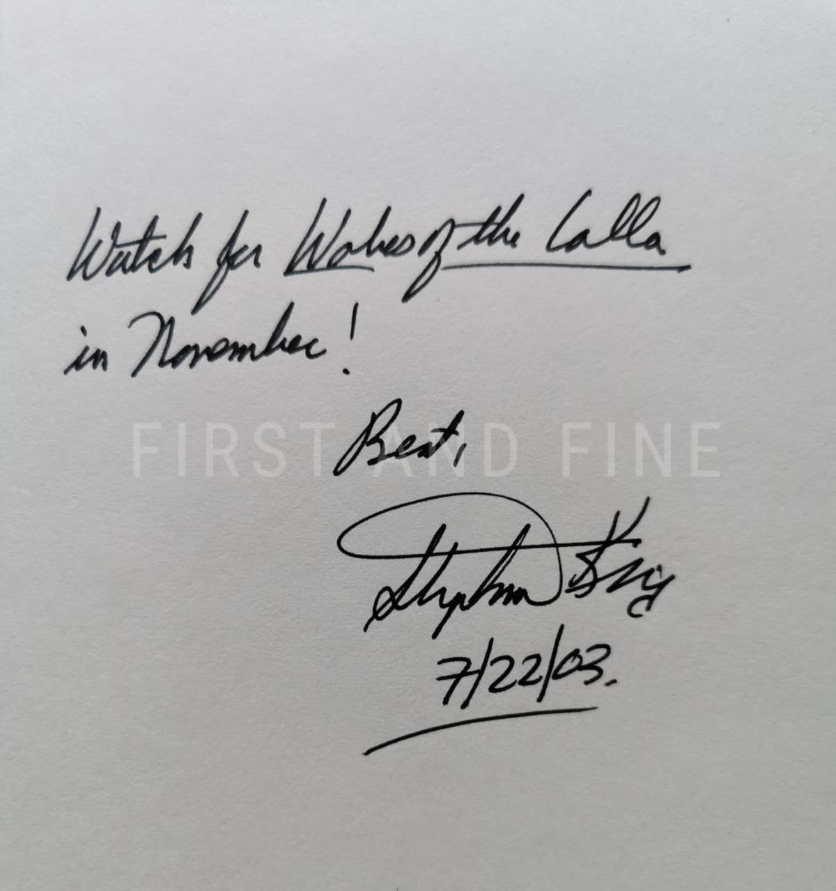 King, Stephen; Straub, Peter (2001) 'Black House', US signed and inscribed first edition - Image 2